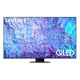 Samsung TV QE55Q80CATXZT QLED 4K, Smart TV 55' Processore Neural Quantum 4K, Direct Full Array, Dolby Atmos, OTS Lite, Integrato con Bixby e Alexa compatibile con Google Assistant, Carbon Silver 2023