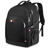 Della Gao Zaino Antifurto Zaino Porta PC Uomo Lavoro Impermeabile USB Zaini Laptop 17.3 Pollici Computer Portatile Borsa Multifunzionale Casual Viaggio Bussiness Nero
