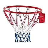Sport1 Canestro Regolamentare Basket Ring Rosso 46cm