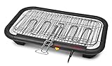G3 Ferrari G10027 Galactic Grill Barbecue Griglia Elettrica XL, 2300 W, Regolazione temperatura, Griglia Inox, Vassoio porcellanato, Nero