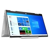 HP Pavilion x360 14-dy0001sl, Intel Core i3-1125G4, RAM 8 GB, SSD 256 GB, Grafica Intel UHD, Windows 10 Home S, Schermo Touch 14” FHD, B&O, Lettore Impronte Digitale, Argento