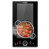 Klarstein Piastra Induzione 2 Fuochi, Piano Cottura 3500W, Integrata con Controllo Touch, Fornello Professionale
