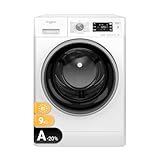 Whirlpool FFB R849 BSV IT - Lavatrice 9 kg Libera Installazione, Carica Frontale, 1400 Giri/Min, Classe A-20%, Tecnologia 6° SENSO, Vapore Steam Refresh, FreshCare+. Dimensioni: 59,5cm x 63cm x 85cm