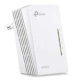 TP-Link TL-WPA4220 Powerline WiFi Extender AV600Mbps e Wi-Fi 300Mbps, Homeplug AV2, Porte Ethernet, Plug & Play, Tecnologia Powerline Avanzata, Facile Gestione, Solo Extender