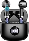 2026 Cuffie Bluetooth Auricolari Bluetooth 5.4, Cuffie Wireless con 4 ENC Cancellazione Rumore Mic, Cuffie in Ear 40 Ore di Riproduzione, Cuffie Senza Filo HiFi Stereo IP7 Impermeabili per iOS/Android