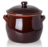 PENTOLA C/COPERCH CM24X26 Terracotta Bicolore