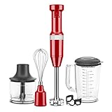 KitchenAid 5KHBV83EER Frullatore ad Immersione Rosso Imperiale