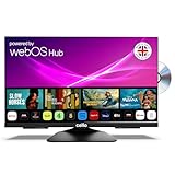 Cello C2425WSF Smart TV/DVD Full HD da 24', WebOS, Bluetooth, Triple Tuner, Audio Pitch Perfect, ideale per Cucina e Camera