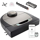 Neato Robotics D750 Premium Pet Edition, Compatibile con Alexa, Robot aspirapolvere con stazione di ricarica, Vita della batteria 120 min, Wi-Fi e App