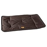 Ferplast Cuccia Cane e Gatto Antigraffio e Impermeabile, Tessuto Tecnico Resistente Tech, JOLLY Taglia Media, Materassino Lavabile in Lavatrice a 30°, 83 x 50 x 3,5 cm, Marrone