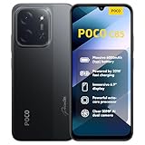 XIAOMI POCO C85, Smartphone 6+128GB, Display 6,9' 120Hz 7,99mm Design, MediaTek Helio G81-Ultra Octa-core, Doppia fotocamera AI da 50MP, 6000mAh, garanzia di 2 anni, Nero, Caricabatteria non incluso