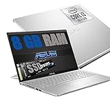 RGDIGITAL SRL Notebook Asus Silver Portatile Pc Display FHD 15.6' Cpu Intel i3-1005G1 3,4ghz /Ram 8Gb DDR4 /SSD M2 256GB /HD Graphics UHD/Hdmi Wifi Bluetooth/Windows 10 /open office