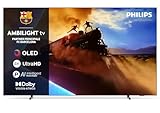 Philips Ambilight 55OLED770 4K OLED Smart TV - Display 55’’ con processore P5 AI Perfect Picture Ultra HD, Google TV, Dolby Vision e Atmos Sound - Funziona con Alexa e Google