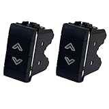 Voltix Set di 2 Interruttori Doppio Pulsante Compatibili con Bticino per Tapparelle Elettriche, Interruttore Compatibile con Bticino Living Light e Living International (2 Pezzi Doppio Pulsante)