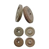 Affilatoio affila lama affettatrice coppia mole smerigli compatibili con RGV, FAC, MISTRO altre ø 45 - h 8 - foro 6 mm