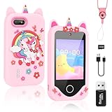 Weinsamkeit Smartphone per Bambini con Fotocamera e 32GB Card - Giocattoli per Bambine 3-4 Anni, Telefono Cellulare Unicorno Giocattolo Regalo per 3-9 Anni Ragazze