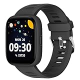 BIGGERFIVE Fitness Tracker Orologio Bambini Bambina Ado 5-16, 1,8' Smartwatch con Contapassi, Frequenza Cardiaca, Resistente all'Acqua IP68, Monitor del Sonno, Giochi Puzzle con/senza APP