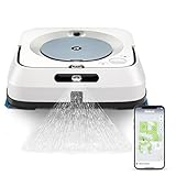 iRobot Braava Jet m6 (6134), Robot Lavapavimenti Wifi, Precision Jet Spray, Navigazione Intelligente, ‎100 W, 0.15 L, Bianco