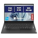 Lenovo, Notebook Pc Portatile, Display 15,6' Full HD, Intel i3-1315U 6 Core 3.3 Ghz, Ram 8 GB DDR4, 512 GB SSD NVMe, Win 11 Pro