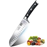 SHAN ZU Coltelli da Chef Santoku German Acciaio Inox Coltelli da Cucina - Classic Series
