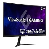 ViewSonic Monitor curvo 27» VX2718-2KPC-MHD, 2K, pannello VA, 165 hz, 1 ms MPRT, sincronizzazione adattiva, 2 HDMI, DisplayPort, altoparlanti