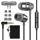 UliX RIDER Auricolari In-Ear Cuffie, Cuffiette con Filo e Microfono, Garanzia di 5 anni, Extra-Resistenti Dynamic Driver a 48 Ω, Audio Cristallino e Bassi Intensi, per iPhone, iPad, Samsung, Gaming