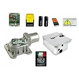 KIT CROMO AUTOMAZIONE CANCELLO A BATTENTE 230V INTERRATO CON CASSA INOX