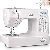 Uten Macchina da Cucire elettronica Overlock 200 Pedale Macchina per Cucire Professionale Bianco