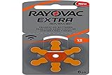 Rayovac Extra Advanced Batterie Acustiche Zinco Aria, Formato 13 Value Pack da 60 Batterie, Arancione