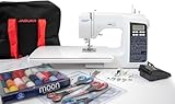 Jaguar 200SQ - Macchina da cucire computerizzata, 200 punti, 9 anelli, con ampia gamma di accessori inclusa