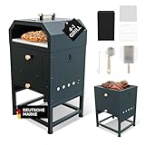 BALHEKA Forno per Pizza da Esterno 4-in-1 | Pizza, Barbecue & Braciere | Forno da Giardino con Accessori – Ideale per Terrazza e Campeggio