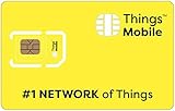 SIM Card GPRS Things Mobile per IoT e M2M con copertura globale e rete multi-operatore GSM/2G/3G/4G LTE, senza costi fissi, senza scadenza e tariffe competitive, con 10 € di credito incluso