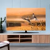 Hixingo Copertura TV Antipolvere, Paesaggio Copri Televisore Copertura Televisore Cover TV Copri TV Protezione TV Universale Elastica Custodia Protettiva TV (37-39inch,Gru)