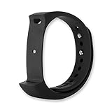 endubro Cinturino di ricambio per i5 Plus fitness tracker | SUNUNITEC | ROGUCI (Nero)