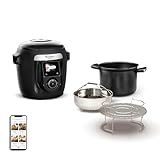 Moulinex Cookeo Wi-Fi 10in1, Multicooker, 10 Modalità di Cottura, Pentola a Pressione, Pentola a Cottura Lenta, Vaporiera, Ricette Facili, Istruzioni Passo Dopo Passo, CE96G810