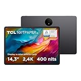TCL NXTPAPER 14 - Tablet Wi-Fi Display NXTPAPER da 14 pollici 16GB RAM (8GB+8GB Ram expansion) 256GB ROM Batteria 10000mAh con fast charging 33W - Caricabatterie incluso, Grigio