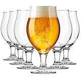 Glasmark Set di bicchieri da birra da 0,5 litri, cocktail lavabili in lavastoviglie, 6 x 500 ml