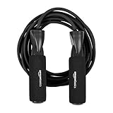 Amazon Basics corda per saltare standard, 300 cm, Nero