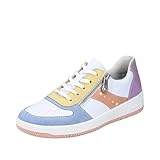 Rieker M5520, Stringata Donna, Bianco, 39 EU