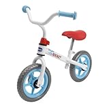 Chicco Balance Bike Bright Rocket, Bicicletta Senza Pedali Bambini, Bicicletta Leggera per l'Equilibrio, con Manubrio e Sellino Regolabili, Max 25 kg, Bianco, 2-5 Anni, Idea Regalo