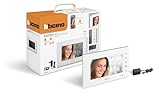 BTICINO 335253 Monitor Videocitofono WiFi, Posto Interno Supplementare per Easykit WiFi,Senza Fili, Display 7' Smart a Colori, Vivavoce, Audio Bidirezionale, Controllo da Smartphone, App Home+Security