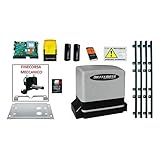 Kit Automazione Cancello Scorrevole Kv6 600 Kg Con 4 Mt Cremagliera 230V 220V