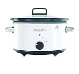Crock-Pot, (CSC030 X) slow-cooker bianco da 3,5 l