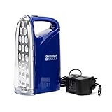 Velamp IR312 Lampada di Emergenza Portatile Ricaricabile, LED, Super Luminosa (250 lumen), con Caricabatteria Esterno, Sicura, leggera e compatta