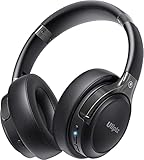 Uliptz Cuffie Wireless Bluetooth, 65 Ore Di Riproduzione, 6 EQ Modalità di Suono, Cuffie Senza Fili Stereo HiFi Over Ear con Microfono, Cuffie Bluetooth 6.0 per Viaggio/Ufficio/Telefono/PC (Nero)
