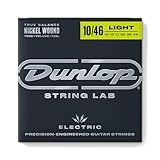 Dunlop 3PDEN1046 - Corde per chitarra elettrica, in nichel, misura media, 10 - 46, confezione da 3