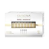 Crescina Transdermic Ri-Crescita RAPID INTENSIVE Trattamento Rapido Intensivo per la Ricrescita dei capelli 1300 Uomo 40 fiale