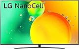 LG NanoCell 43NANO766QA Smart TV 4K 43' NANO76 Series 2022 Series α5 Gen 5 Processor, Filmmaker Mode, Game Optimizer, Wi-Fi, AI ThinQ, Google Assistant and Alexa Built-in, Remote Pointer