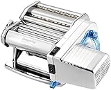 Imperia Electric Linea Imperia. Macchina per la pasta elettrica 100% Made in Italy. Macchina pasta fresca con motore elettrico 220v. Sfogliatrice elettrica per Lasagne, Tagliolini, Fettuccine.