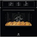 Electrolux EOH2H044K Serie 300 Forno Multifunzione, Capacità 68 L, EOH2H044K, Classe A+, Pulizia AquaClean, Cottura Uniforme, Funzione Pizza, 589x594x568 mm, Nero